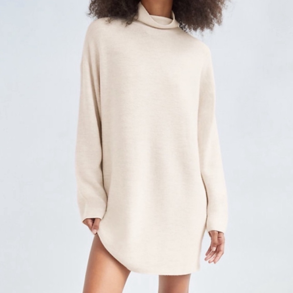 🆕 NWT Women’s Aritzia Babaton Maclean Turtleneck Sweater Dress